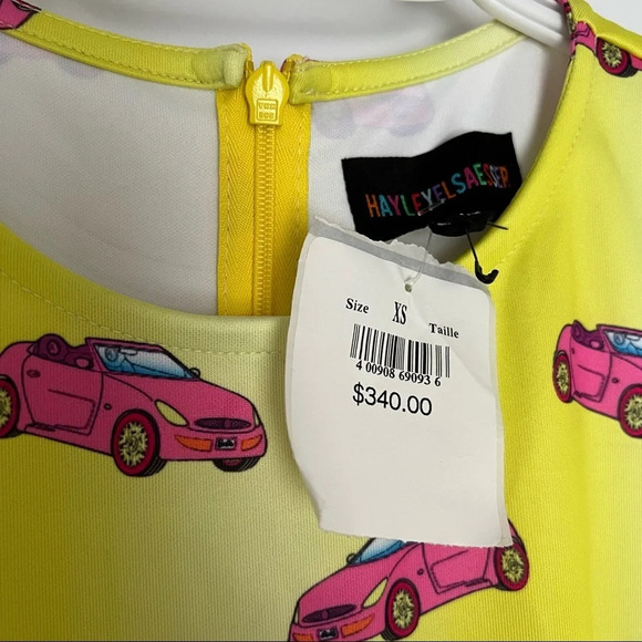 Hayley Elsaesser x Barbie  Car Print Maxi T-Shirt Dress XS - Picture 5 of 13